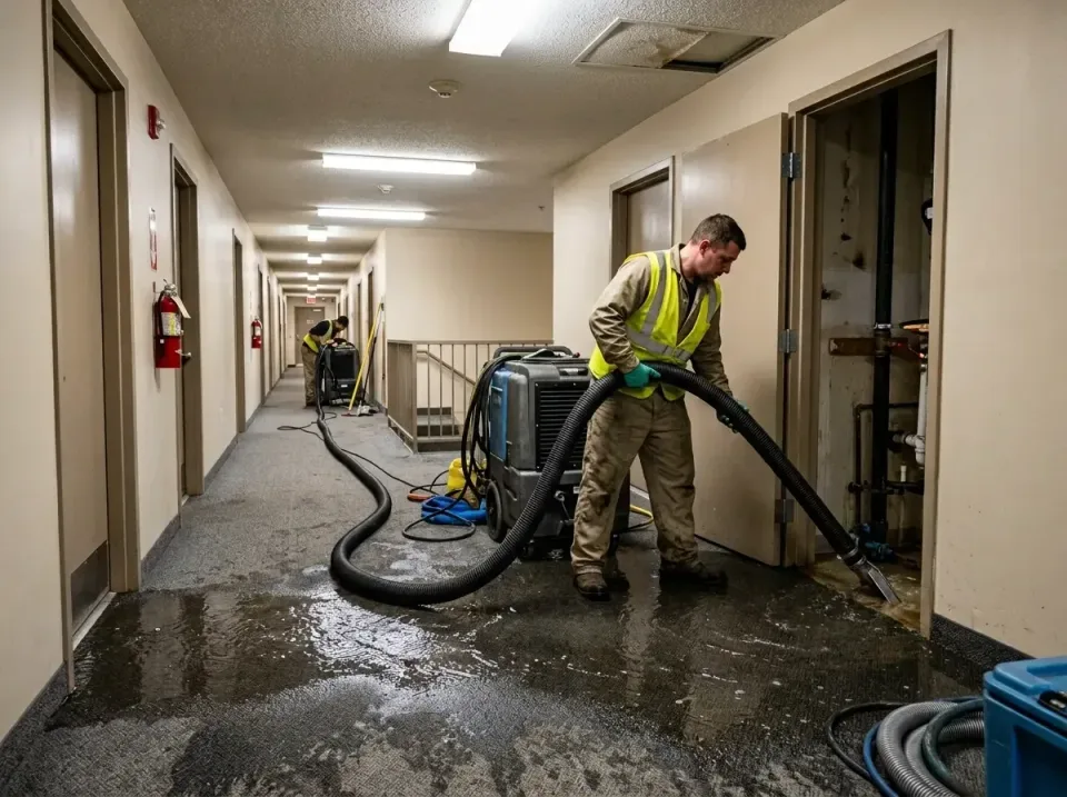 multi-unit-apartment-hallway-f-005 — frequently asked questions, Emergency Burst Pipe Water Extraction & Removal in Lamont,…